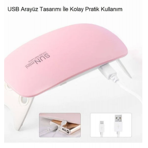 Mini Ayaklı Tırnak Oje-Manikür Kurutucu UV/ 6Led Tırnak Kurutucu